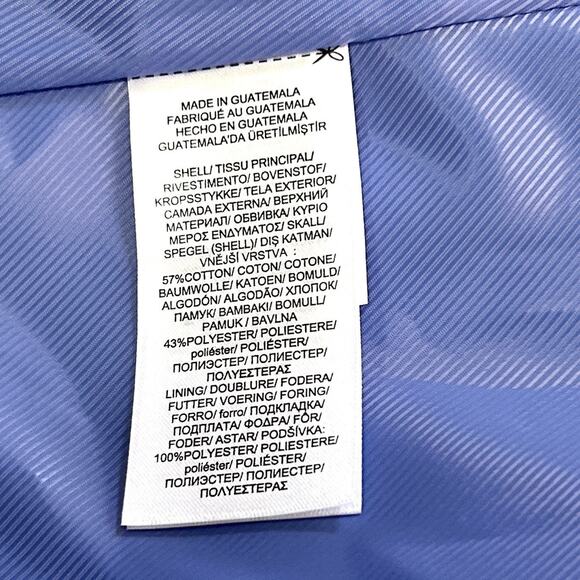 Lauren Ralph Lauren Women Raincoat NWT Size XL Detach Hood French Blue Spring - Picture 10 of 16